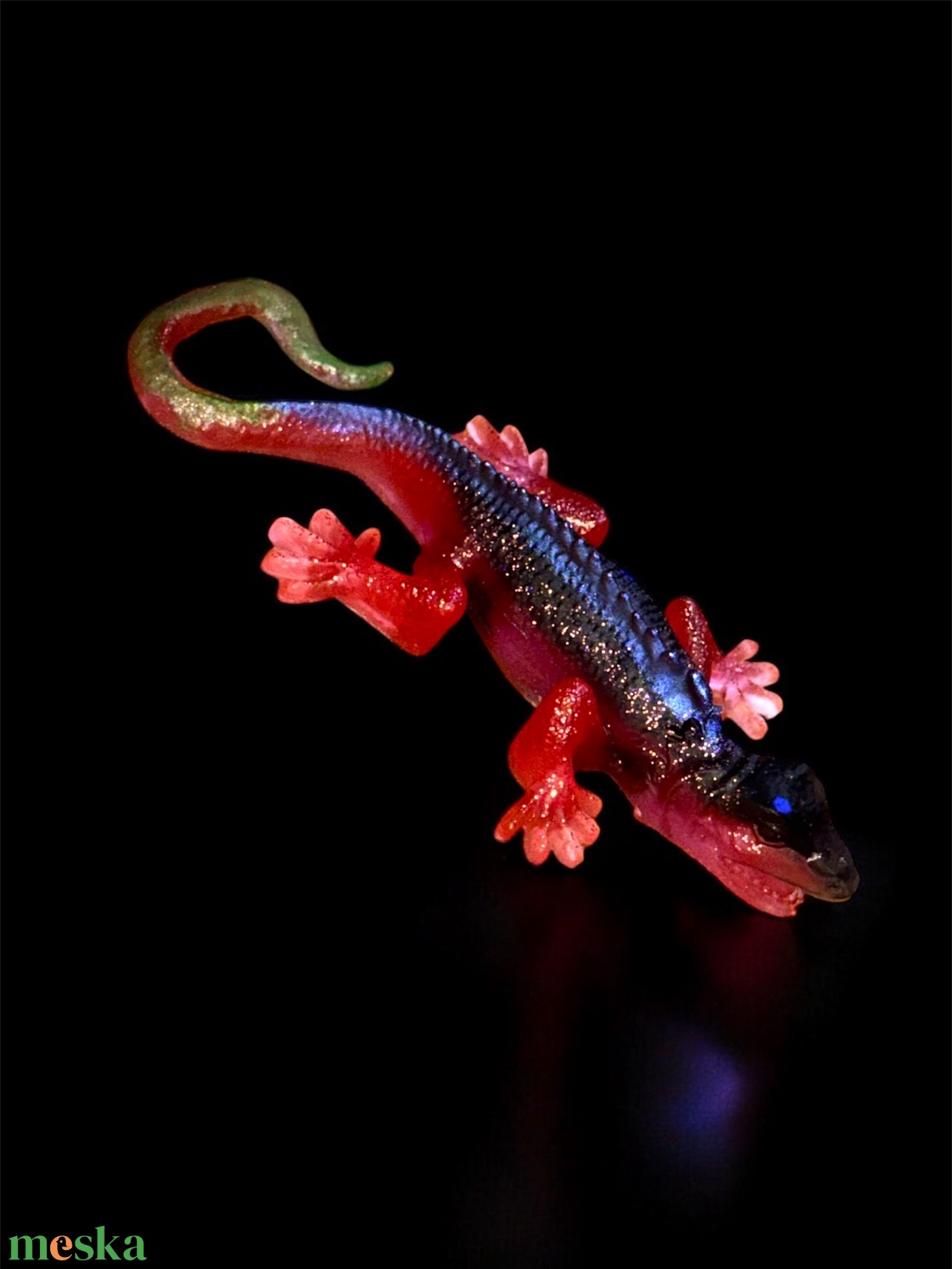 Különleges gyík szobor 2. - otthon & életmód - dekoráció - dísztárgy - Meska.hu