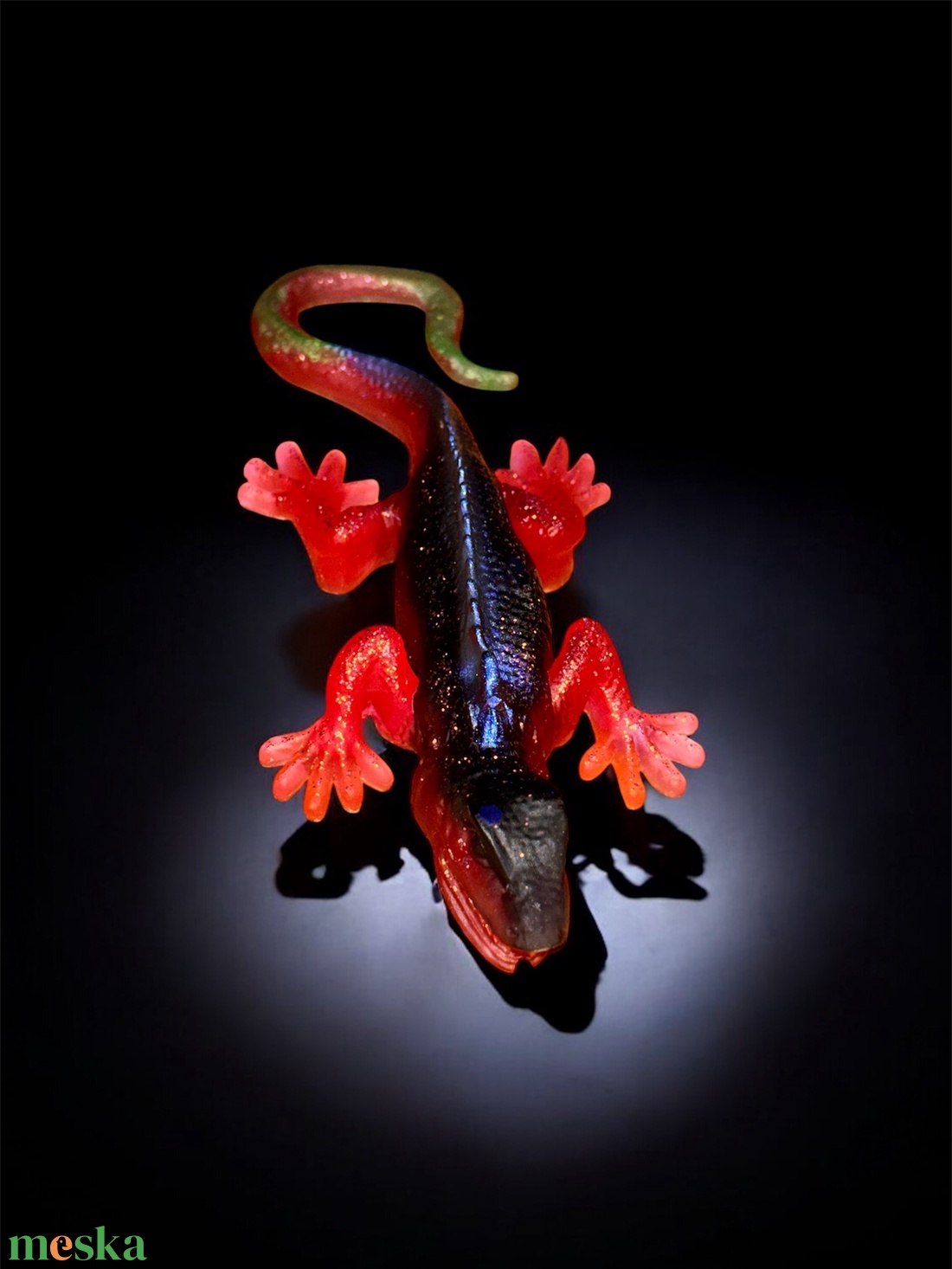 Különleges gyík szobor 2. - otthon & életmód - dekoráció - dísztárgy - Meska.hu