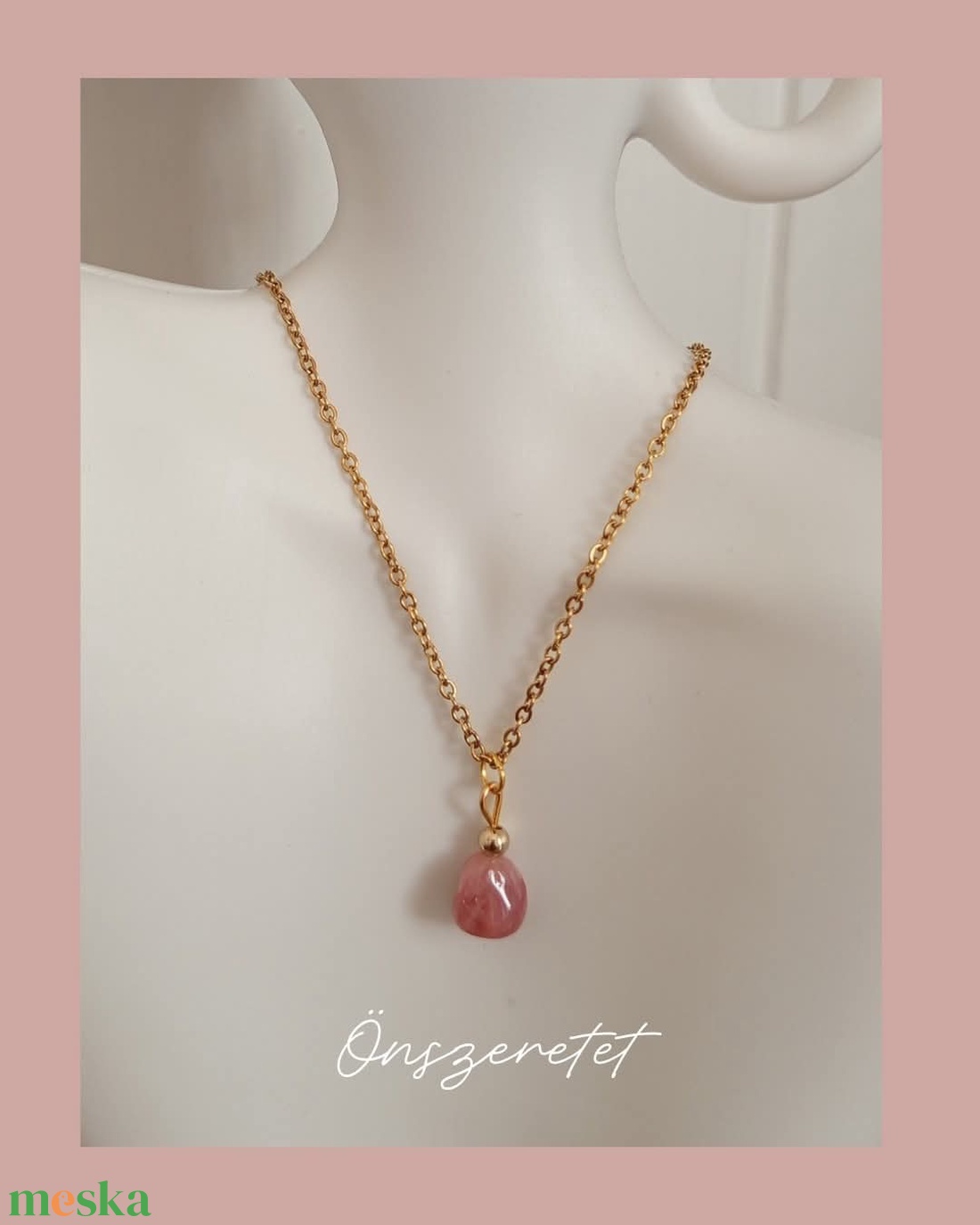 Önszeretet nyaklánc - ékszer - nyaklánc - medál - Meska.hu