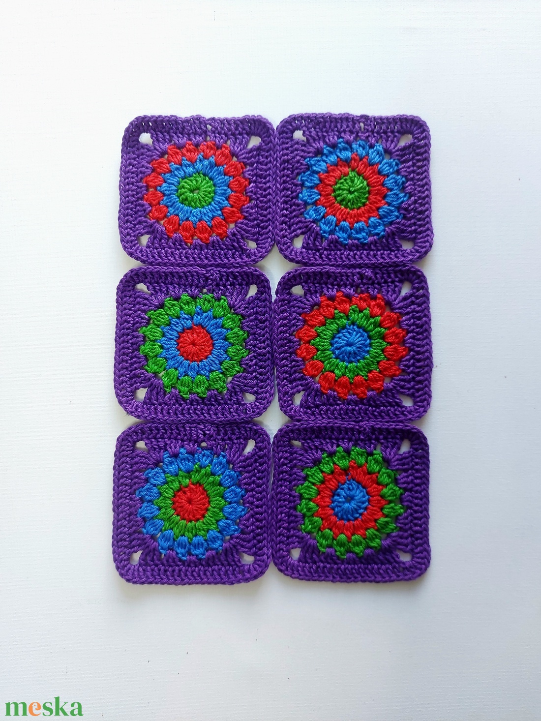 Nagyinégyzetek lila kerettel kézműves projektekhez - kellékek & szerszámok - dekorációs kellékek - egyéb kellékek - Meska.hu