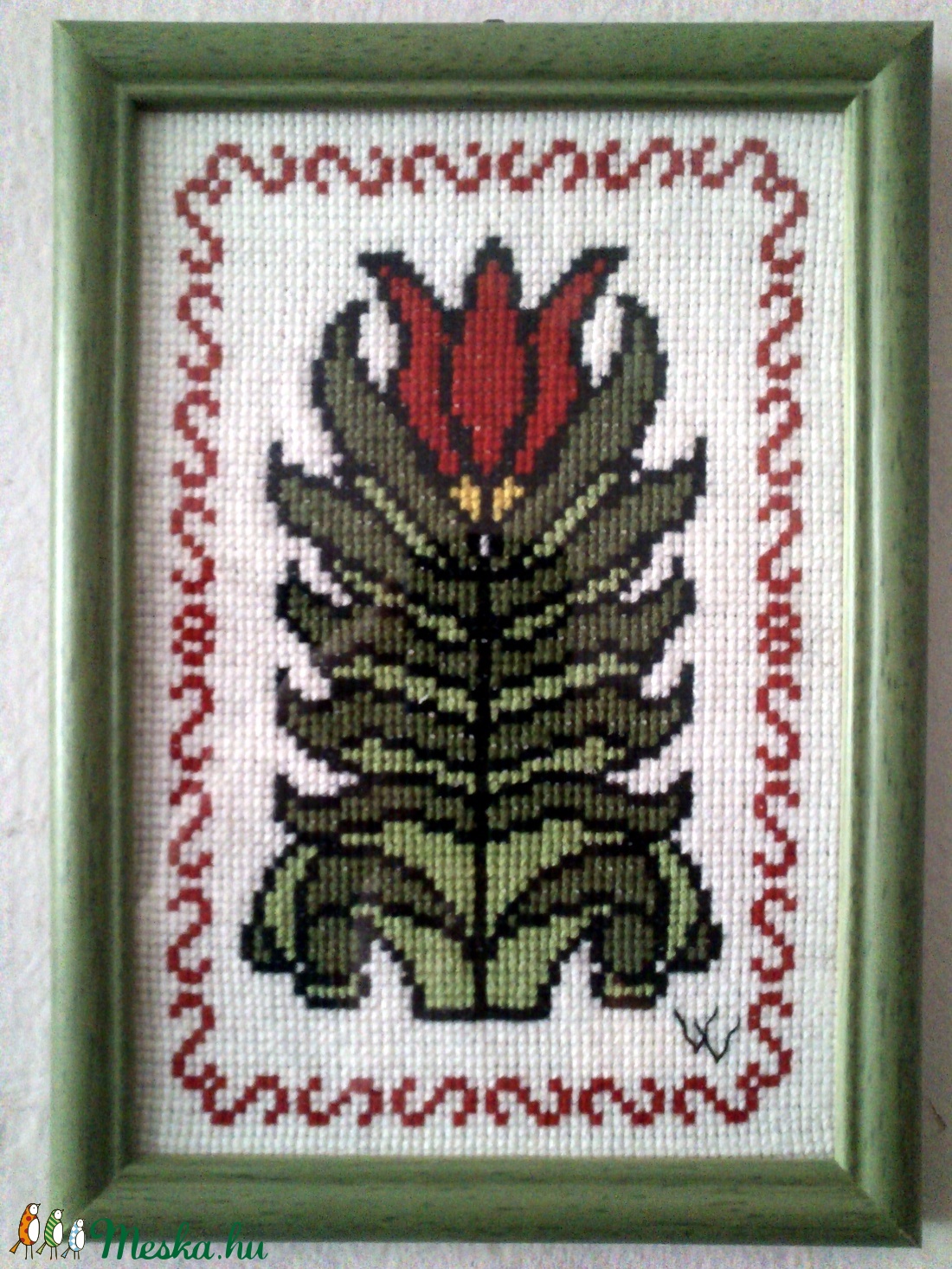 Tulipánfa keresztszemes kép - otthon & életmód - Meska.hu Tulipánfa keresztszemes kép - otthon & életmód - Meska.hu