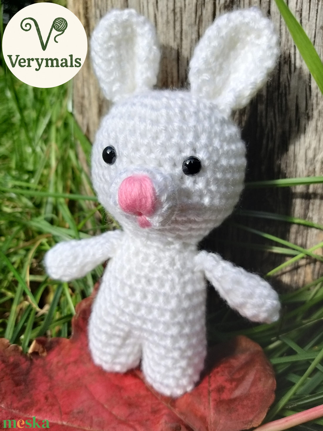 Pihe horgolt nyuszi - játék & sport - plüssállat & játékfigura - nyuszi - Meska.hu