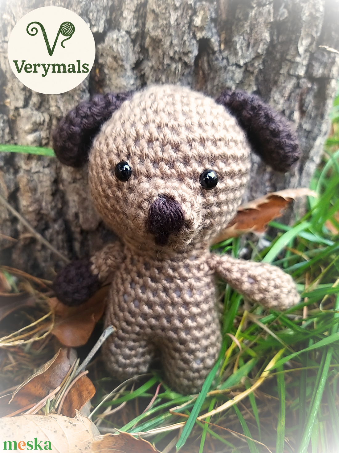 Buksi horgolt kutyus - játék & sport - plüssállat & játékfigura - kutya - Meska.hu