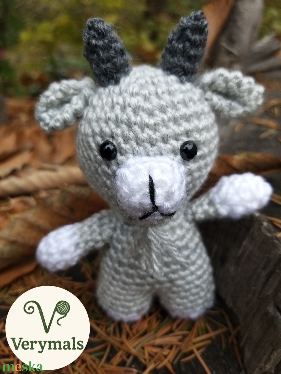 Feta horgolt kecske - játék & sport - plüssállat & játékfigura - más figura - Meska.hu