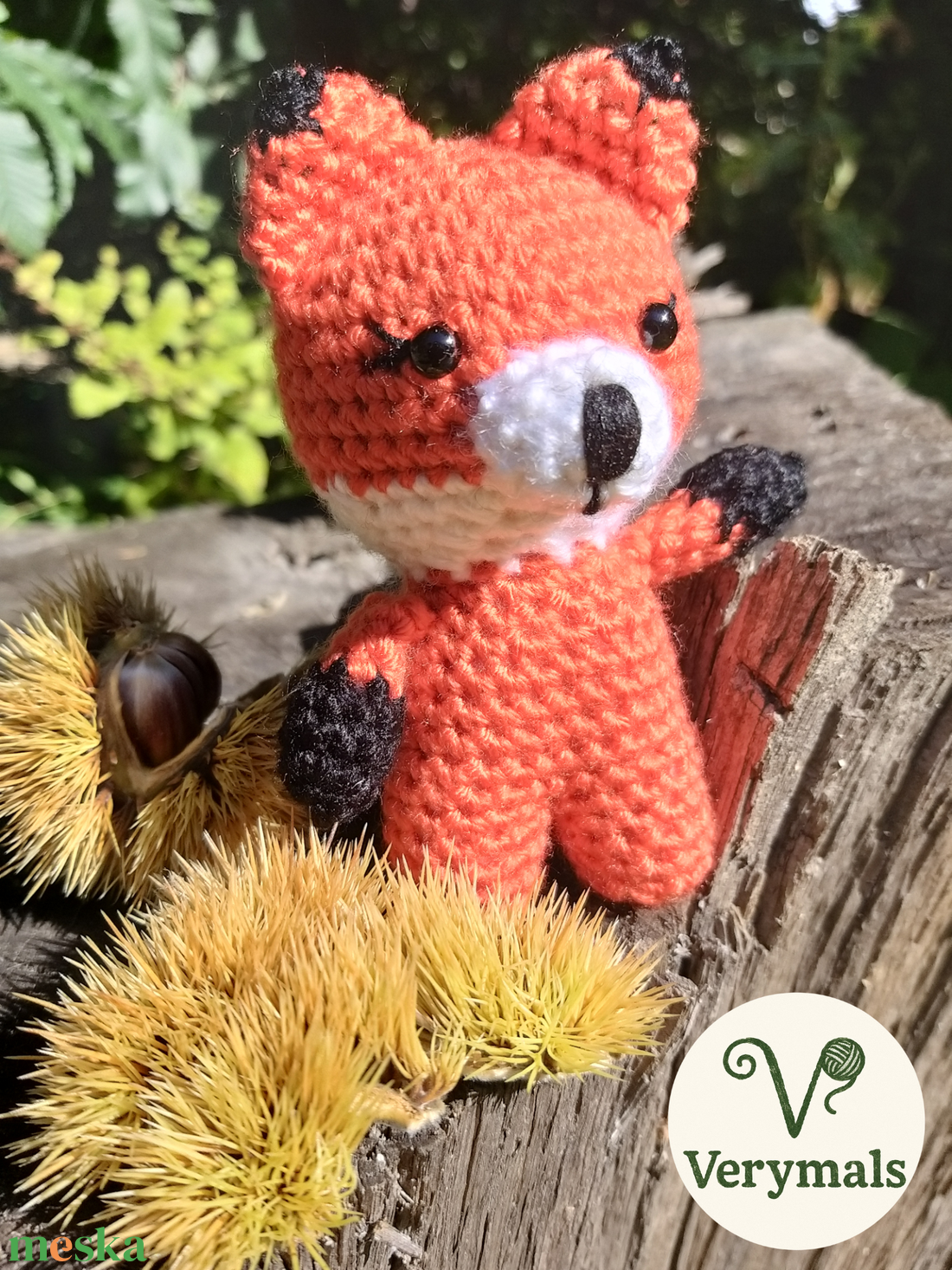 Róka Rina horgolt róka - játék & sport - plüssállat & játékfigura - más figura - Meska.hu