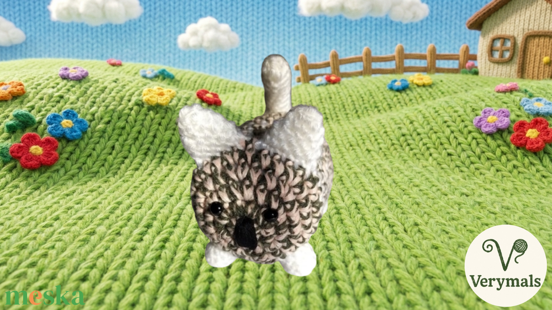 Horgolt Bucica - játék & sport - plüssállat & játékfigura - cica - Meska.hu