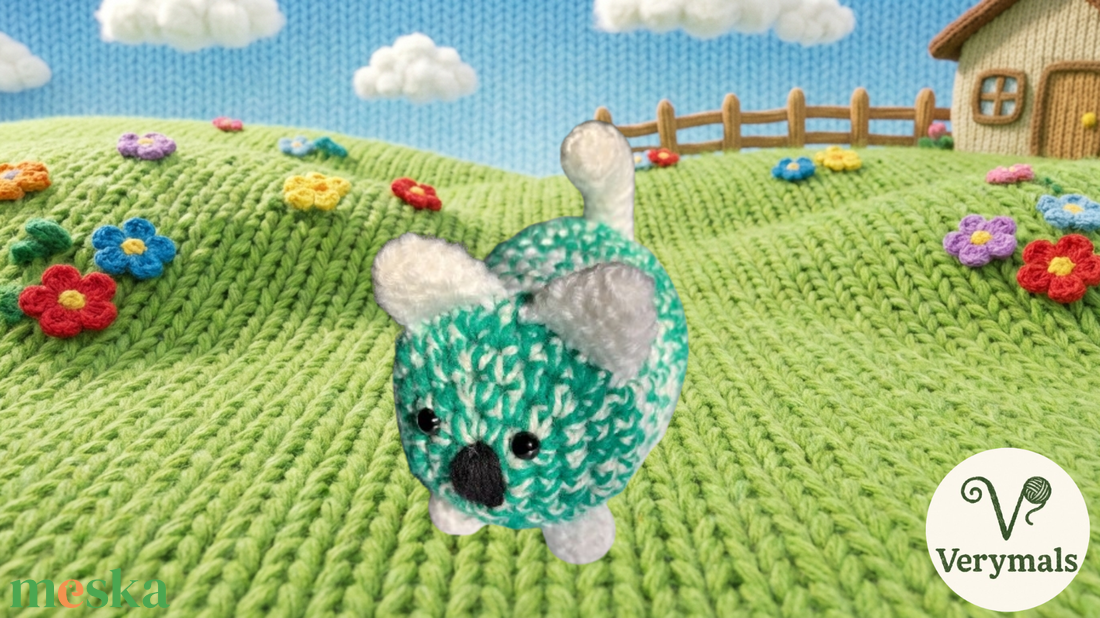 Horgolt Bucica - játék & sport - plüssállat & játékfigura - cica - Meska.hu