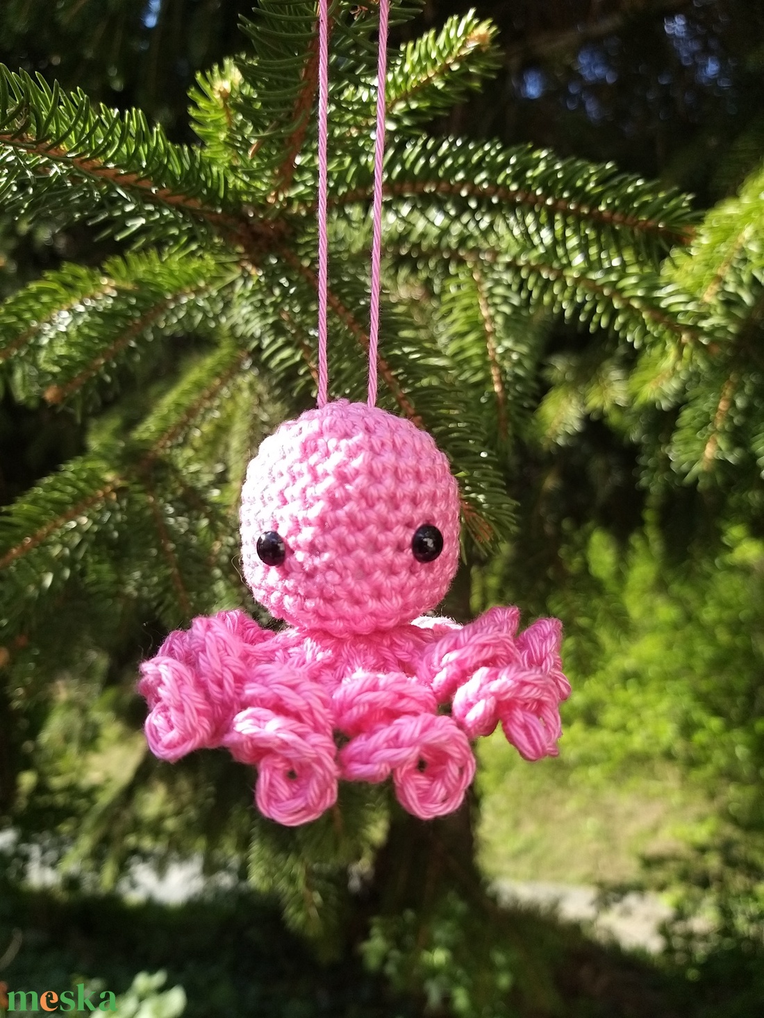 Horgolt polip - játék & sport - plüssállat & játékfigura - polip, medúza - Meska.hu