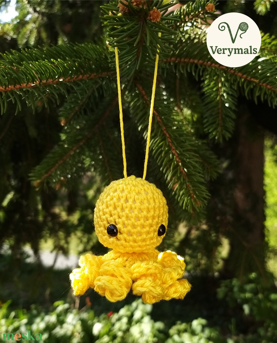 Horgolt polip - játék & sport - plüssállat & játékfigura - polip, medúza - Meska.hu