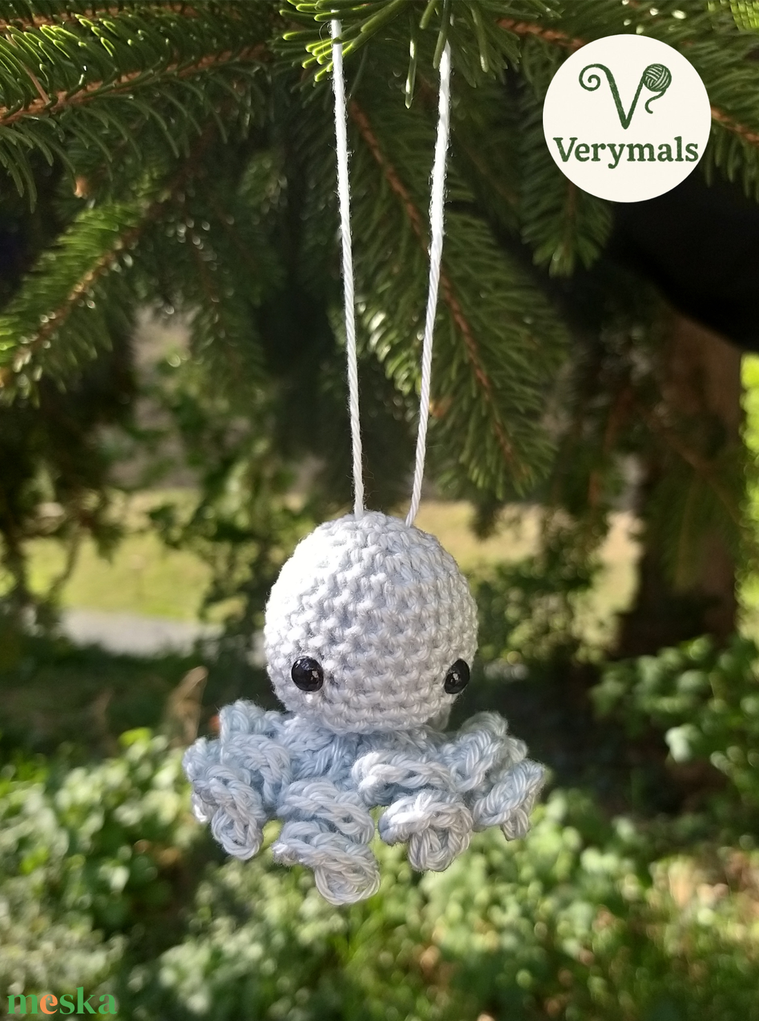 Horgolt polip - játék & sport - plüssállat & játékfigura - polip, medúza - Meska.hu