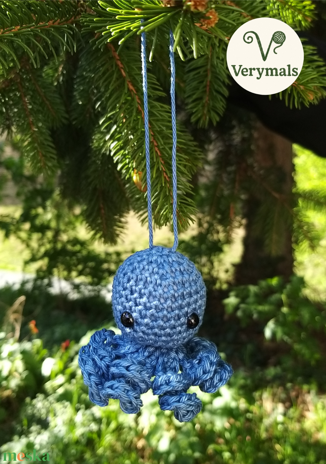 Horgolt polip - játék & sport - plüssállat & játékfigura - polip, medúza - Meska.hu