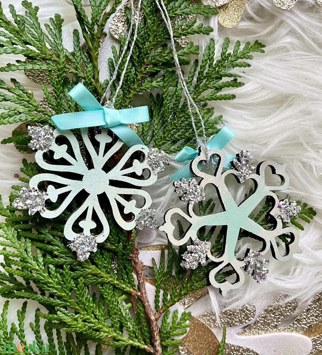 Karácsonyi díszek - karácsony - karácsonyi lakásdekoráció - karácsonyfadíszek - Meska.hu
