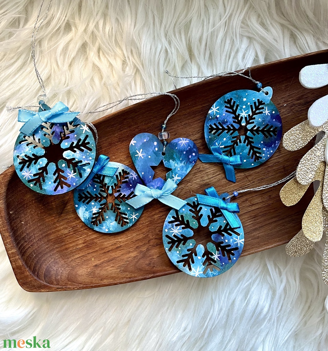 Karácsonyi díszek - karácsony - karácsonyi lakásdekoráció - karácsonyfadíszek - Meska.hu