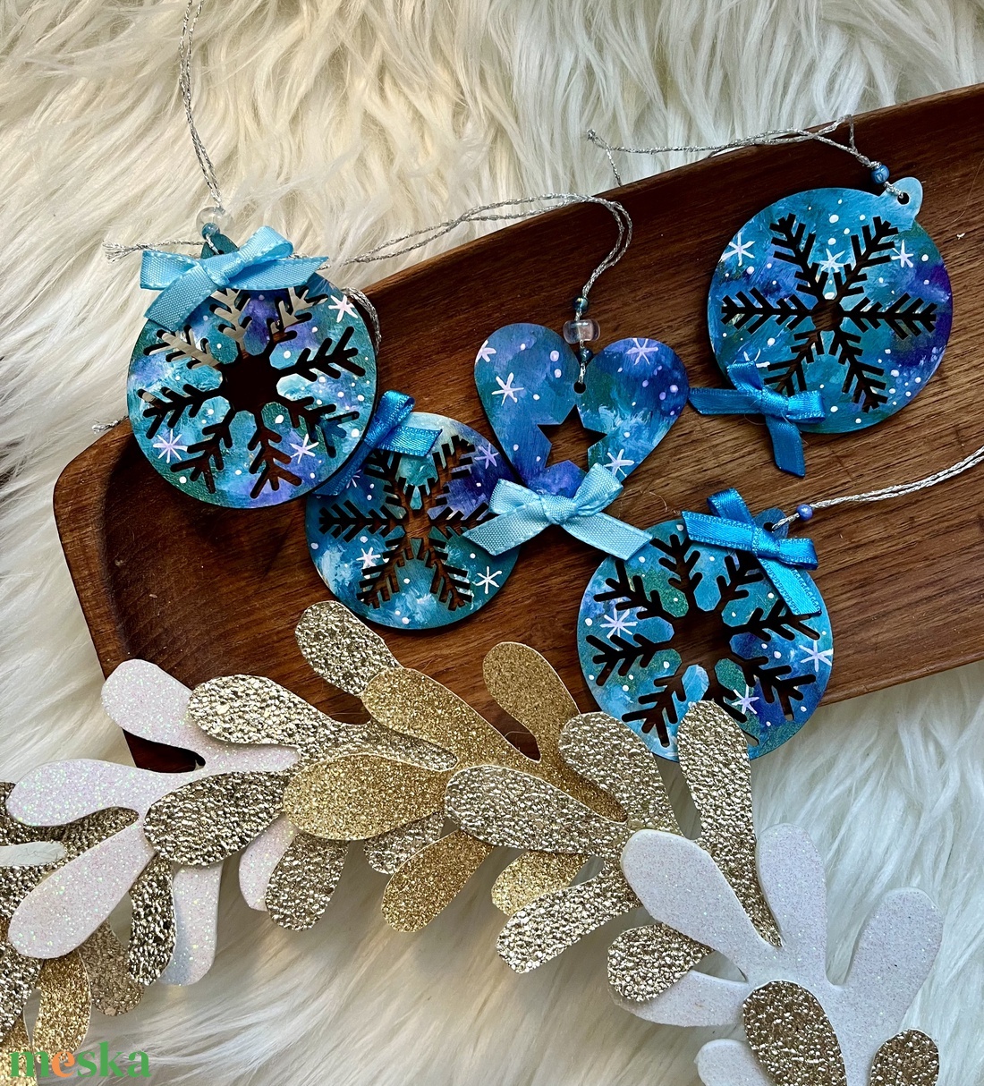 Karácsonyi díszek - karácsony - karácsonyi lakásdekoráció - karácsonyfadíszek - Meska.hu