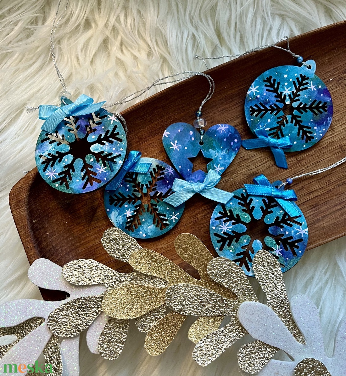 Karácsonyi díszek - karácsony - karácsonyi lakásdekoráció - karácsonyfadíszek - Meska.hu