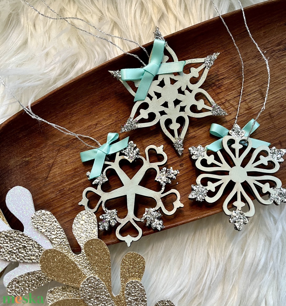 Karácsonyi díszek - karácsony - karácsonyi lakásdekoráció - karácsonyfadíszek - Meska.hu