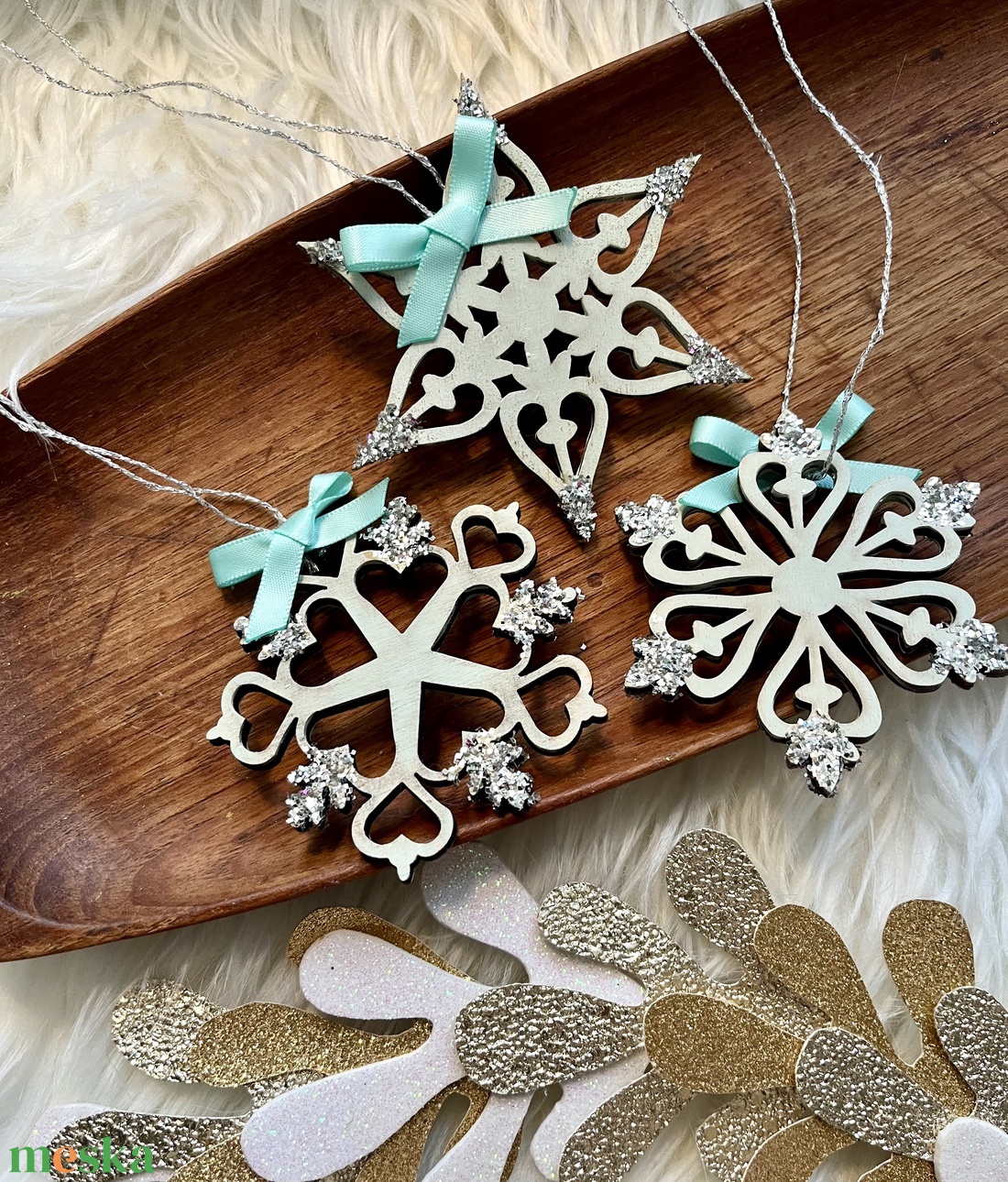 Karácsonyi díszek - karácsony - karácsonyi lakásdekoráció - karácsonyfadíszek - Meska.hu