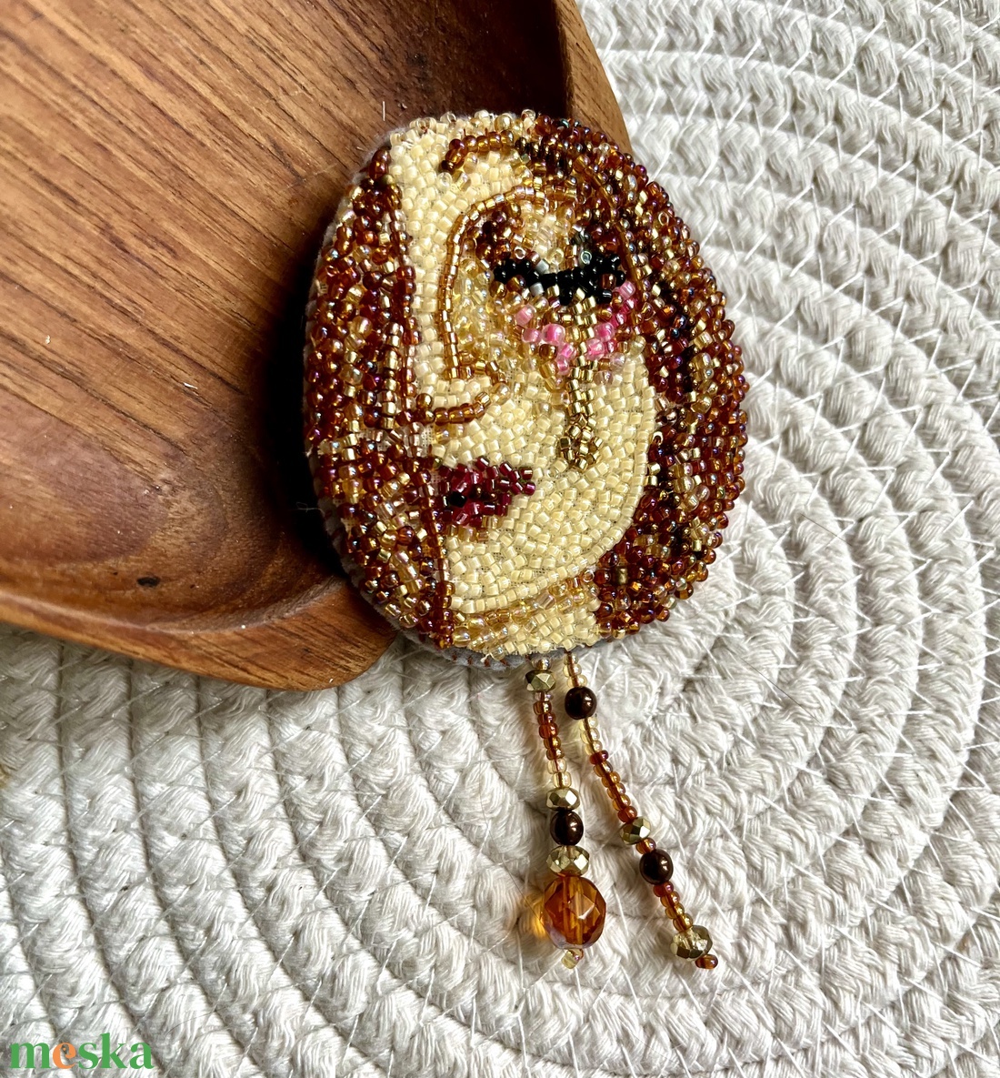 Arckép kitűző - foglalt - ékszer - kitűző és bross - Meska.hu