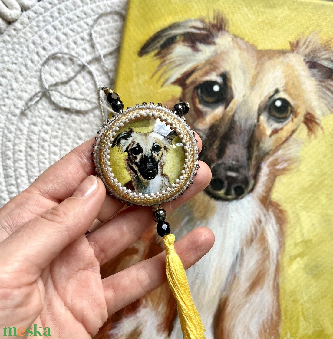 Kutyás nyaklánc - ékszer - nyaklánc - hosszú nyaklánc - Meska.hu