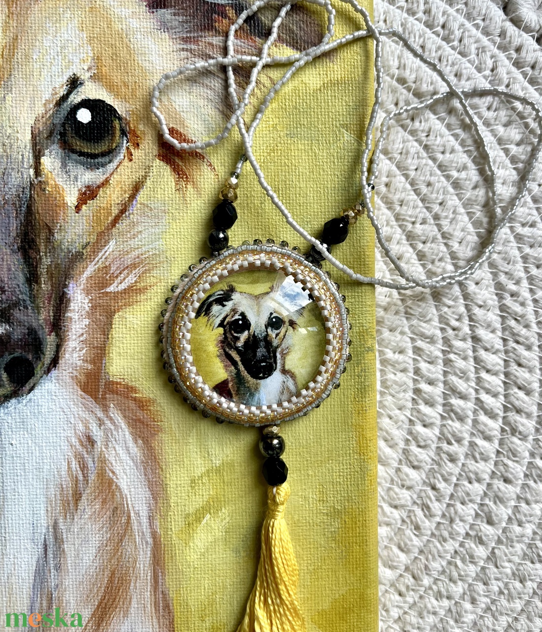 Kutyás nyaklánc - ékszer - nyaklánc - hosszú nyaklánc - Meska.hu