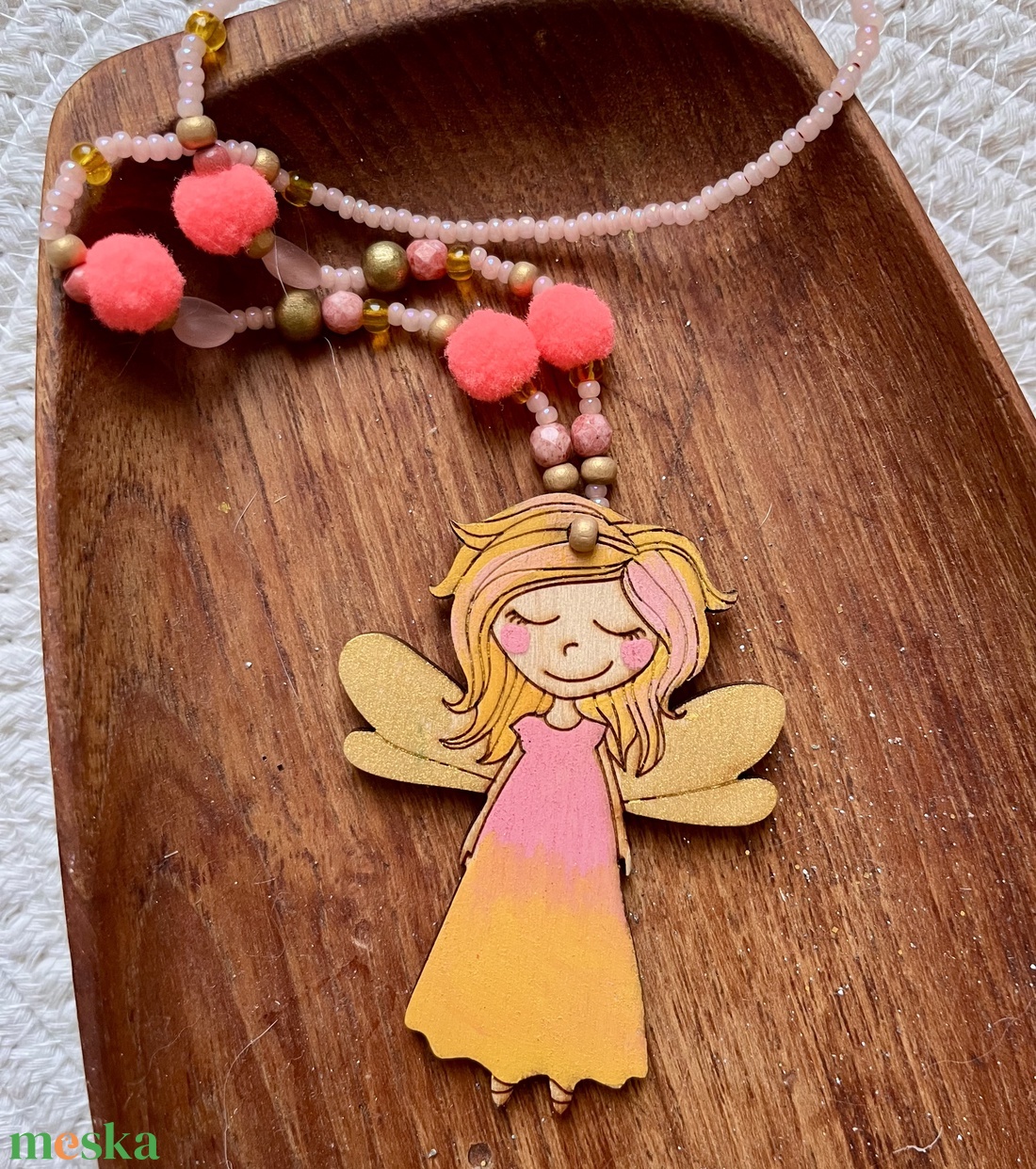 Tündér nyaklánc - ékszer - nyaklánc - gyöngyös nyaklánc - Meska.hu
