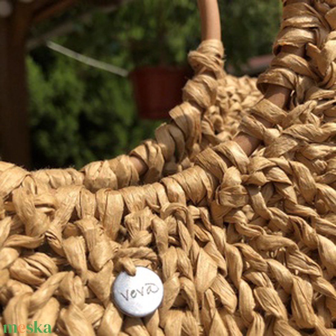 Raffia táska - bőrpánt nélkül - táska & tok - kézitáska & válltáska - kézitáska - Meska.hu Raffia táska - bőrpánt nélkül - táska & tok - kézitáska & válltáska - kézitáska - Meska.hu