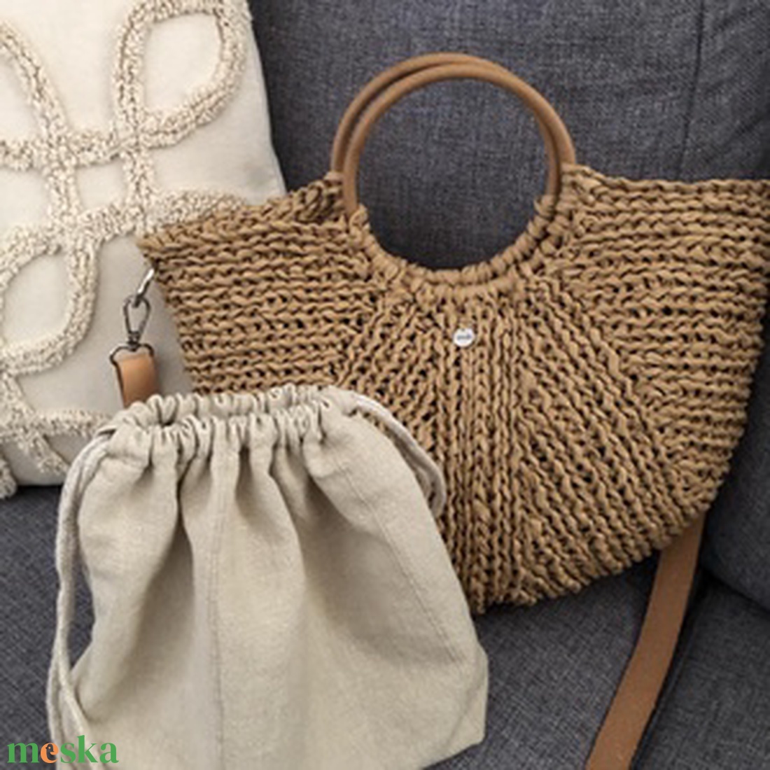 Raffia táska - bőrpánt nélkül - táska & tok - kézitáska & válltáska - kézitáska - Meska.hu Raffia táska - bőrpánt nélkül - táska & tok - kézitáska & válltáska - kézitáska - Meska.hu