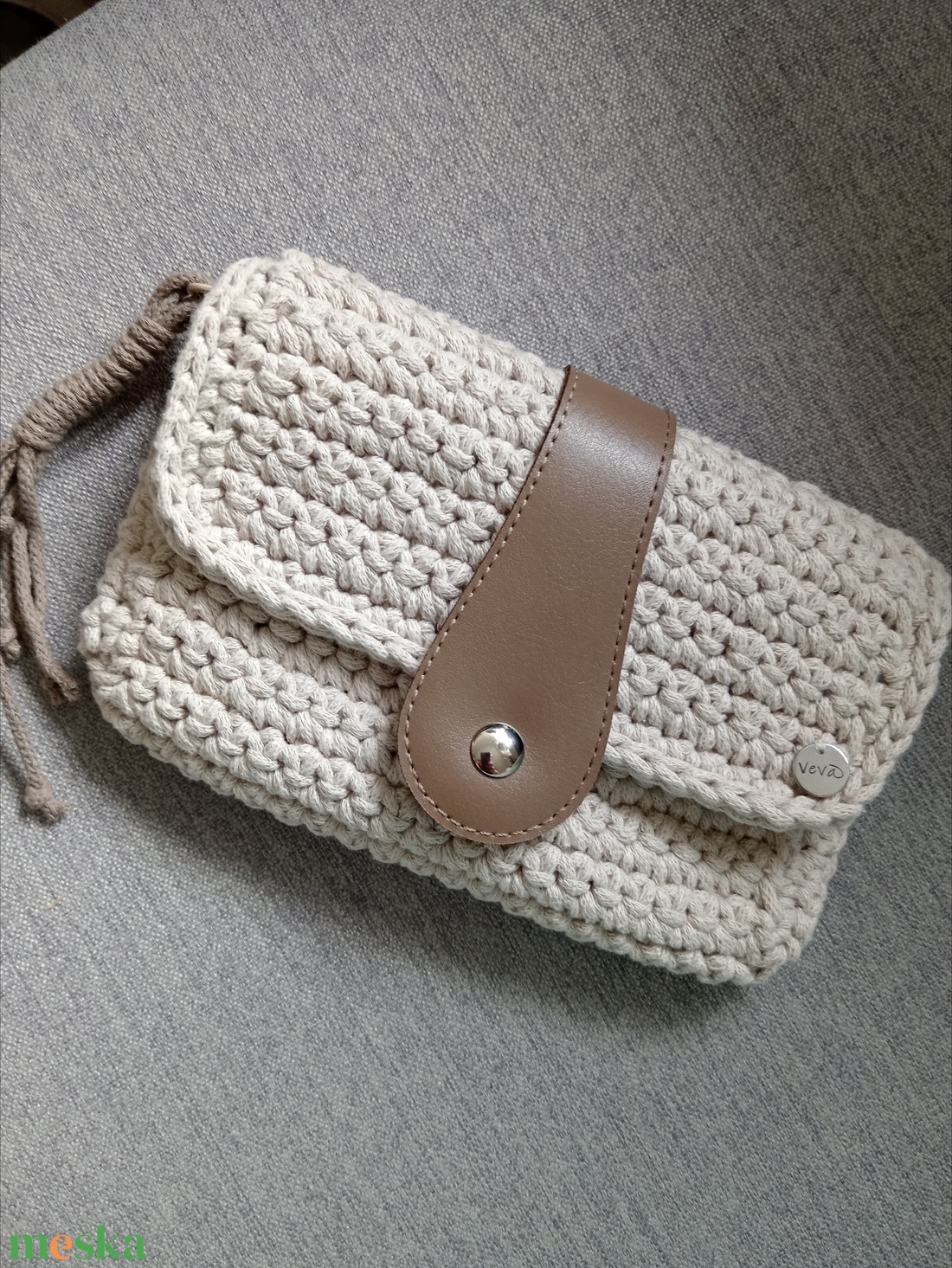 Horgolt pénztárca  - táska & tok - pénztárca & más tok - pénztárca - női pénztárca - Meska.hu