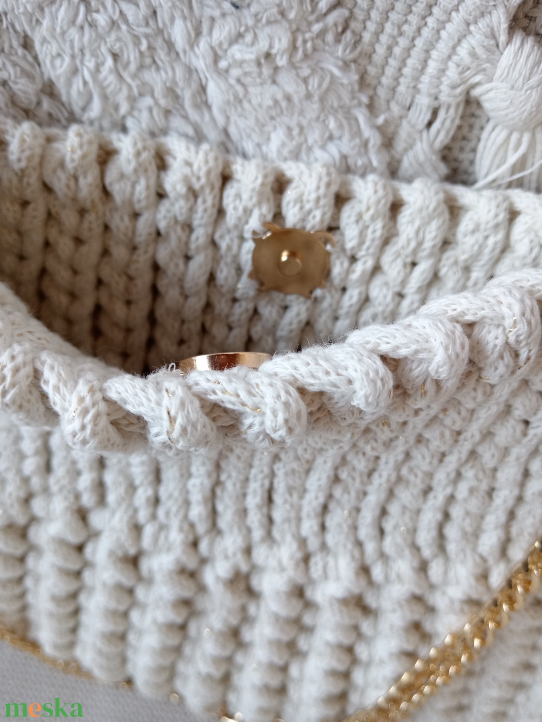 Horgolt táska  - táska & tok - kézitáska & válltáska - kézitáska - Meska.hu