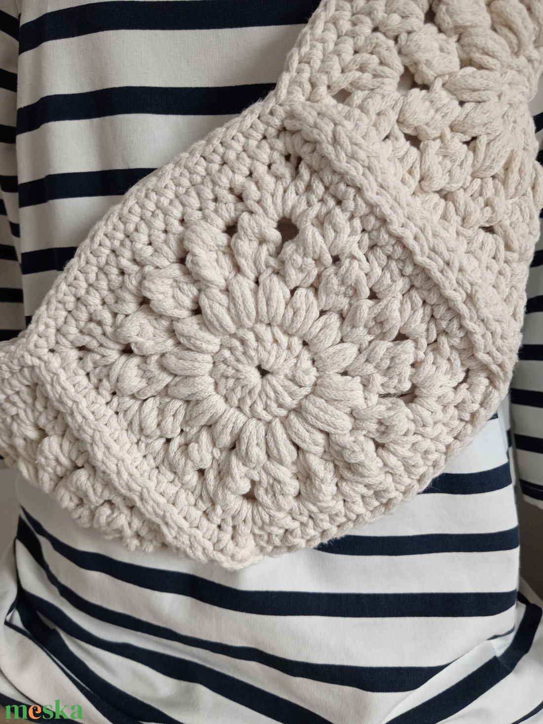 Horgolt crossbody - Summer  - táska & tok - kézitáska & válltáska - vállon átvethető táska - Meska.hu