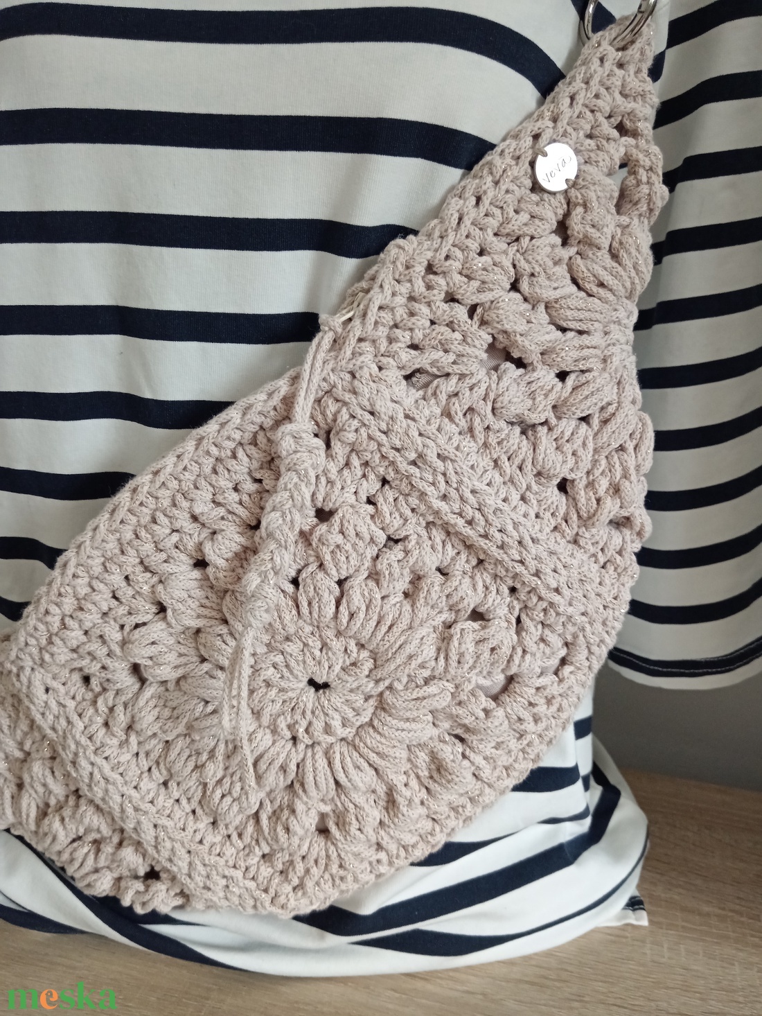 Horgolt crossbody - Summer  - táska & tok - övtáska - Meska.hu