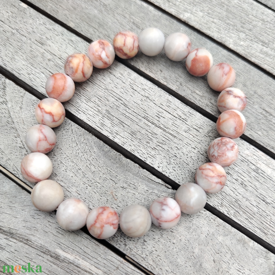 Ásványgyöngy karkötő - ékszer - karkötő - gyöngyös karkötő - Meska.hu Ásványgyöngy karkötő - ékszer - karkötő - gyöngyös karkötő - Meska.hu