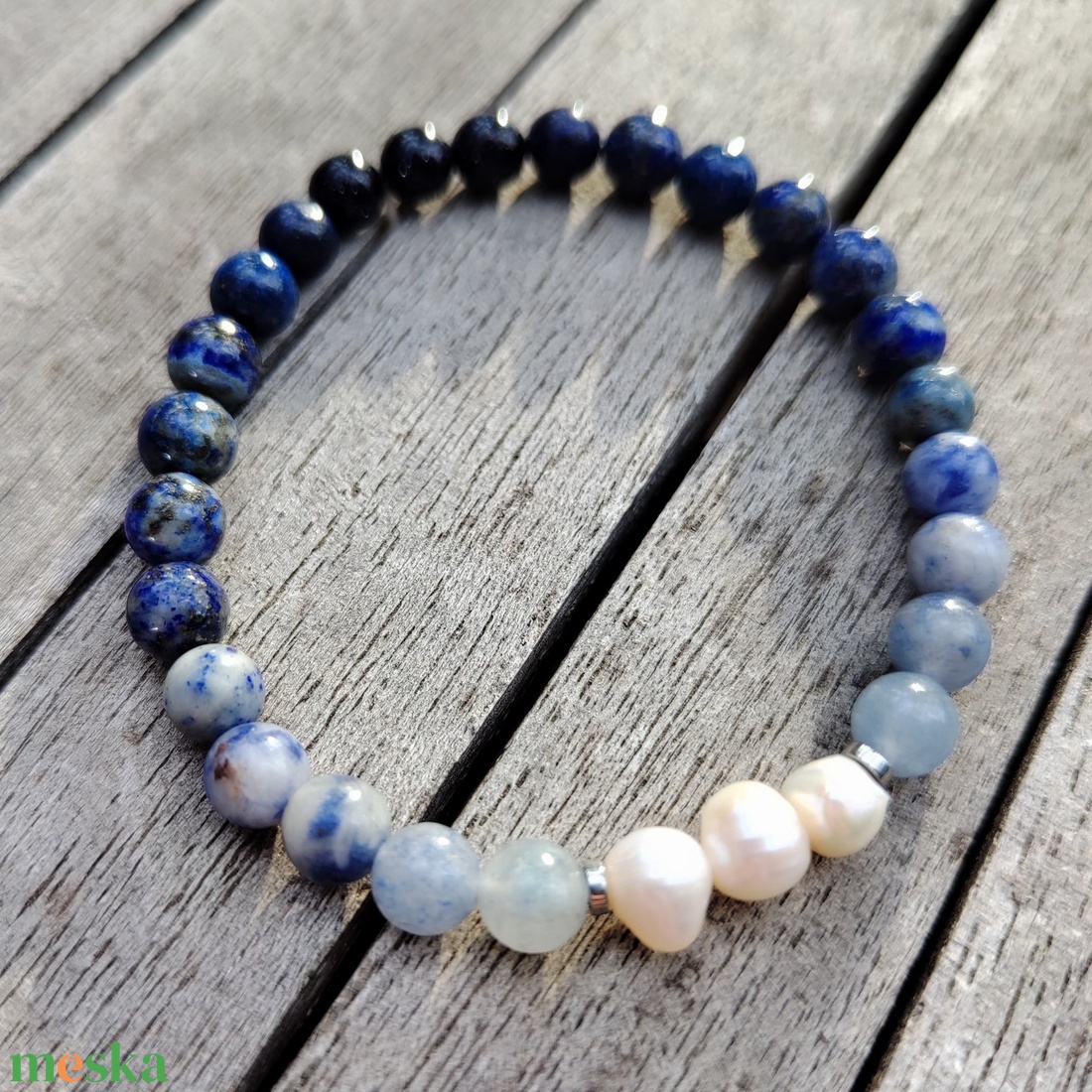 Ásványgyöngy karkötő édesvízi gyönggyel - ékszer - karkötő - gyöngyös karkötő - Meska.hu Ásványgyöngy karkötő édesvízi gyönggyel - ékszer - karkötő - gyöngyös karkötő - Meska.hu