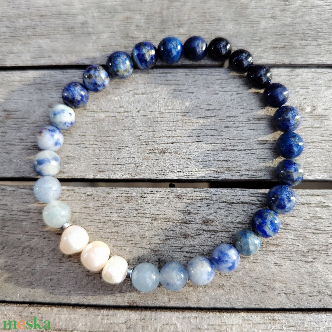 Ásványgyöngy karkötő édesvízi gyönggyel - ékszer - karkötő - gyöngyös karkötő - Meska.hu Ásványgyöngy karkötő édesvízi gyönggyel - ékszer - karkötő - gyöngyös karkötő - Meska.hu