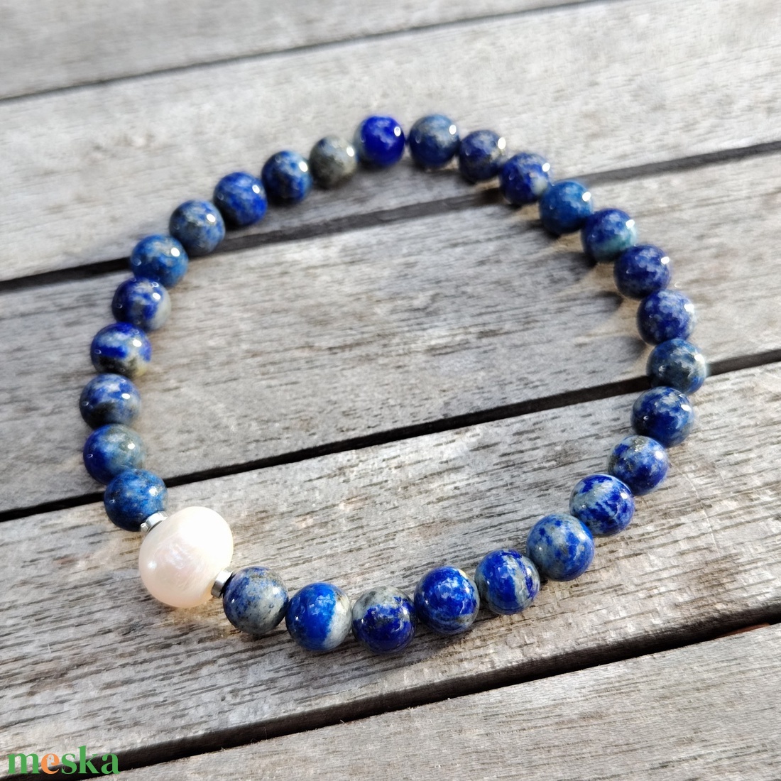 Ásványgyöngy karkötő édesvízi gyönggyel - ékszer - karkötő - gyöngyös karkötő - Meska.hu Ásványgyöngy karkötő édesvízi gyönggyel - ékszer - karkötő - gyöngyös karkötő - Meska.hu