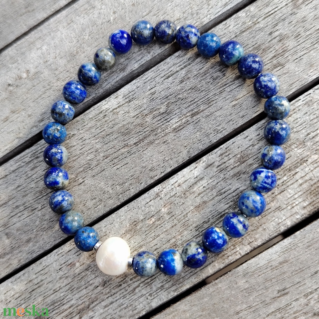 Ásványgyöngy karkötő édesvízi gyönggyel - ékszer - karkötő - gyöngyös karkötő - Meska.hu Ásványgyöngy karkötő édesvízi gyönggyel - ékszer - karkötő - gyöngyös karkötő - Meska.hu