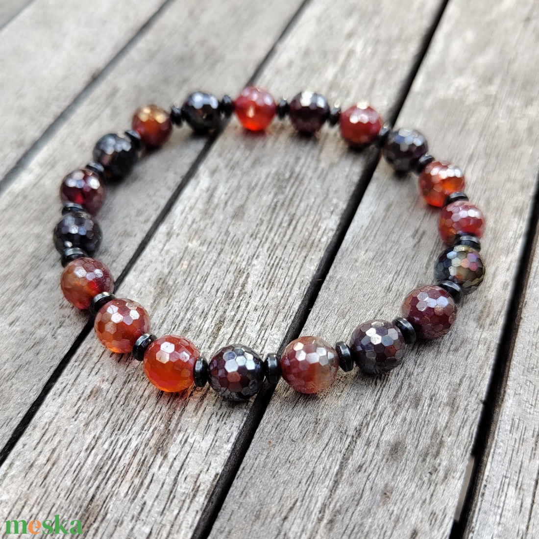 Ásványgyöngy karkötő - ékszer - karkötő - gyöngyös karkötő - Meska.hu Ásványgyöngy karkötő - ékszer - karkötő - gyöngyös karkötő - Meska.hu