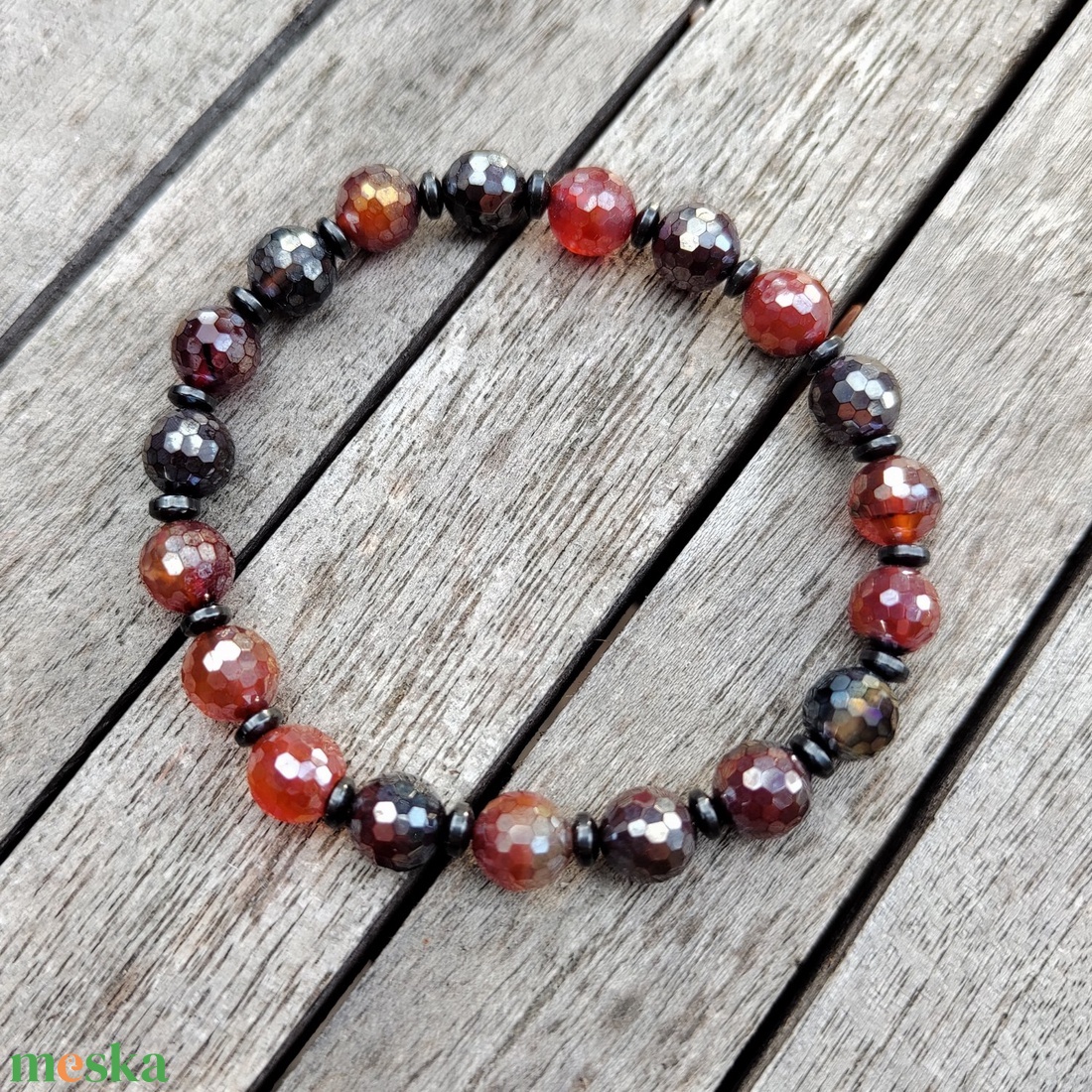 Ásványgyöngy karkötő - ékszer - karkötő - gyöngyös karkötő - Meska.hu Ásványgyöngy karkötő - ékszer - karkötő - gyöngyös karkötő - Meska.hu