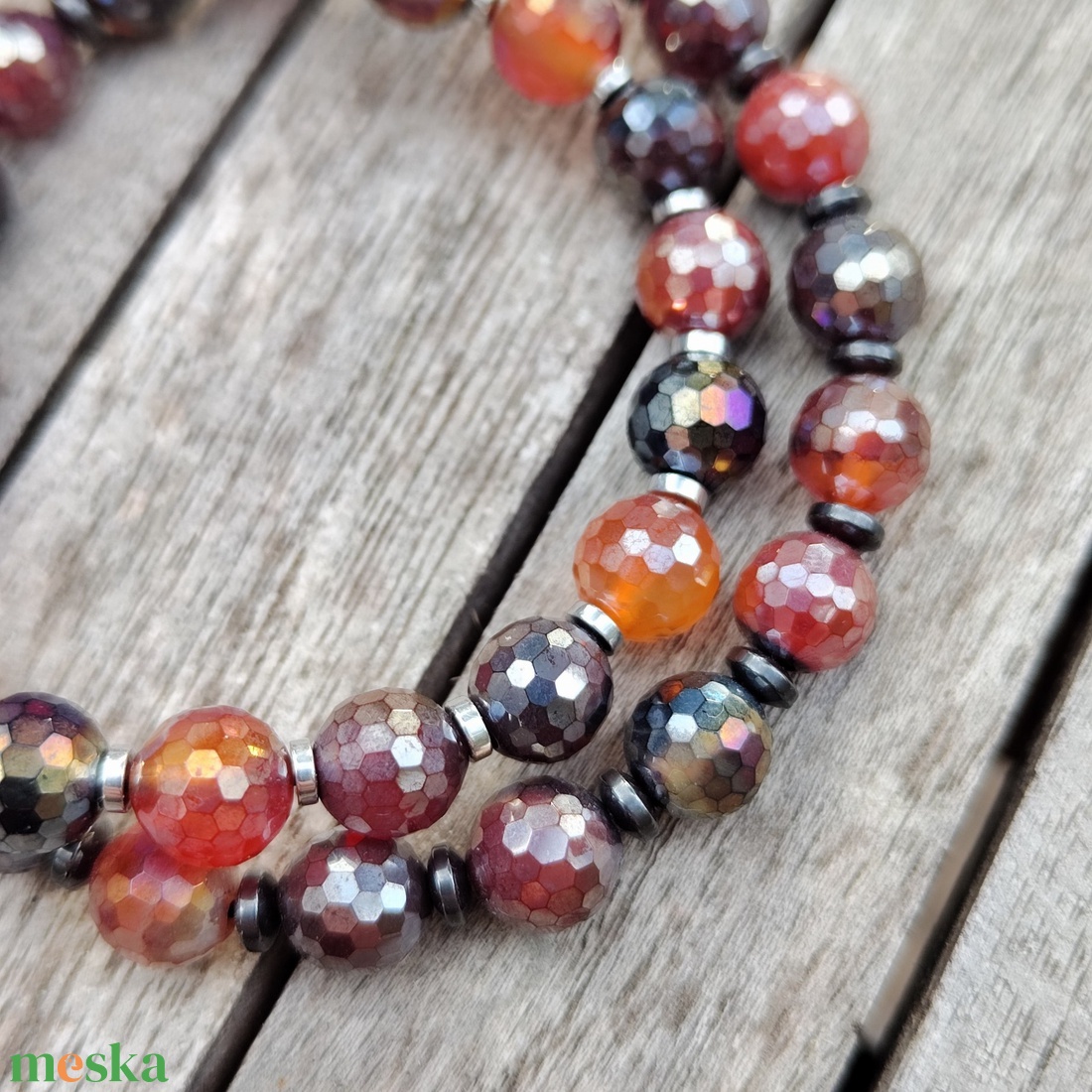 Ásványgyöngy karkötő - ékszer - karkötő - gyöngyös karkötő - Meska.hu Ásványgyöngy karkötő - ékszer - karkötő - gyöngyös karkötő - Meska.hu