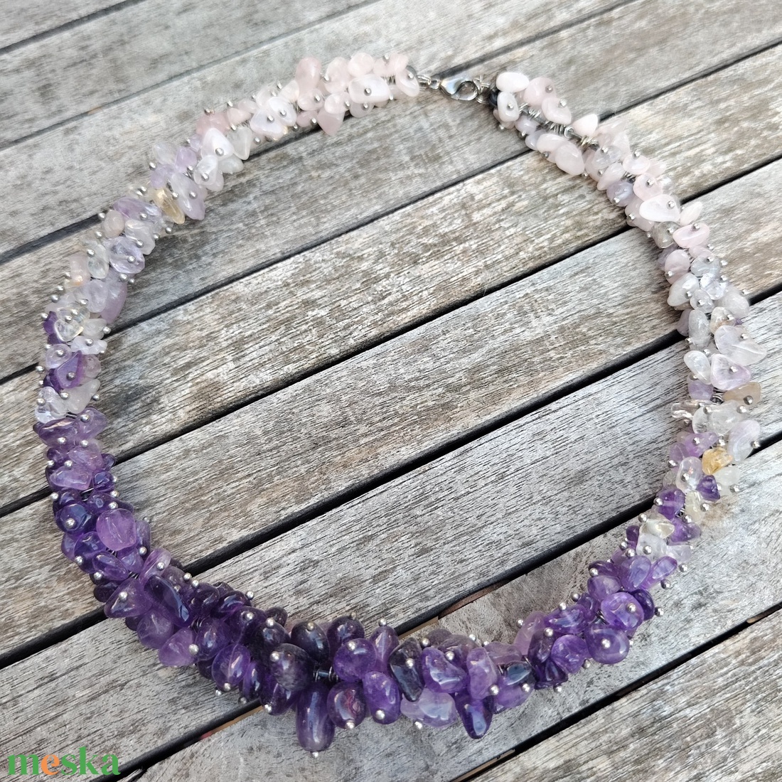 Ásványchips nyaklánc  - ékszer - ékszerszett - Meska.hu