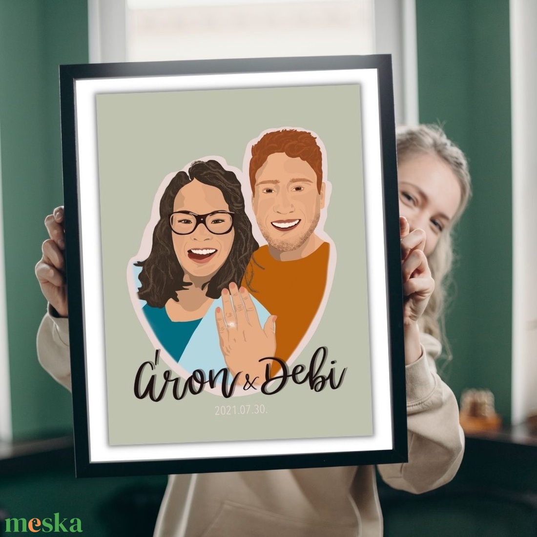 AJÁNDÉK digitális portré - Lepd meg vele Szerelmedet! - művészet - fotográfia - portré - Meska.hu