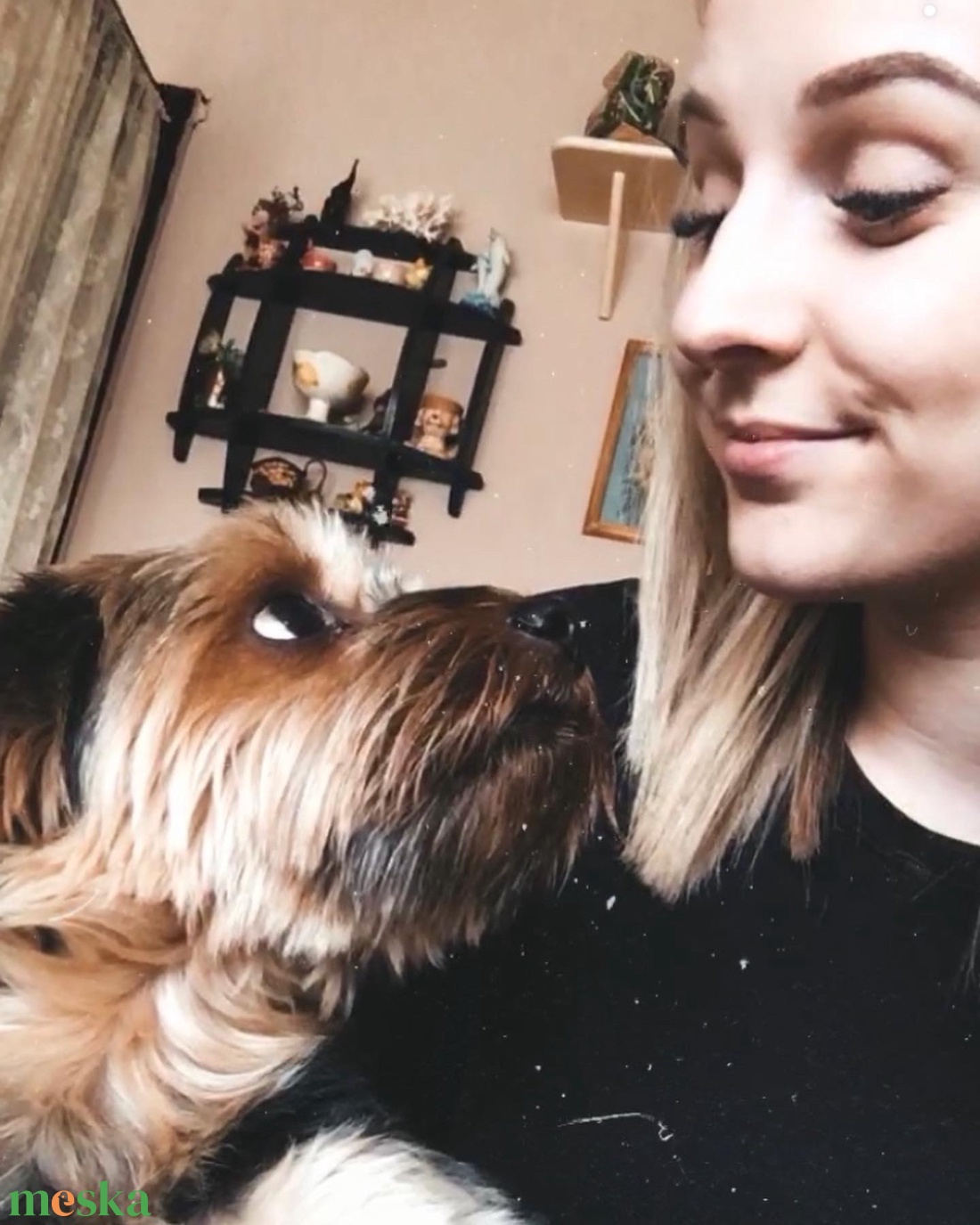 Vonalrajz - portré - kedvenceddel - nyomtatással - otthon & életmód - dekoráció - fali és függő dekoráció - falra akasztható dekor - Meska.hu