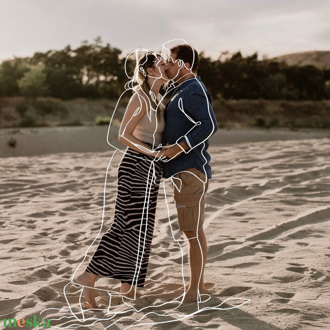 Örökkön örökké - vonalrajz - művészet - grafika & illusztráció - digitális - Meska.hu