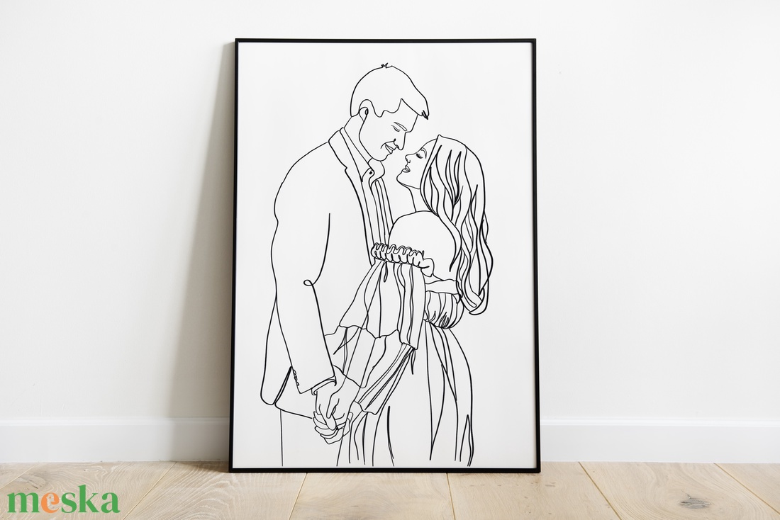 Portré RÓLATOK - Digitális Vonalrajz  - művészet - portré & karikatúra - portré - Meska.hu