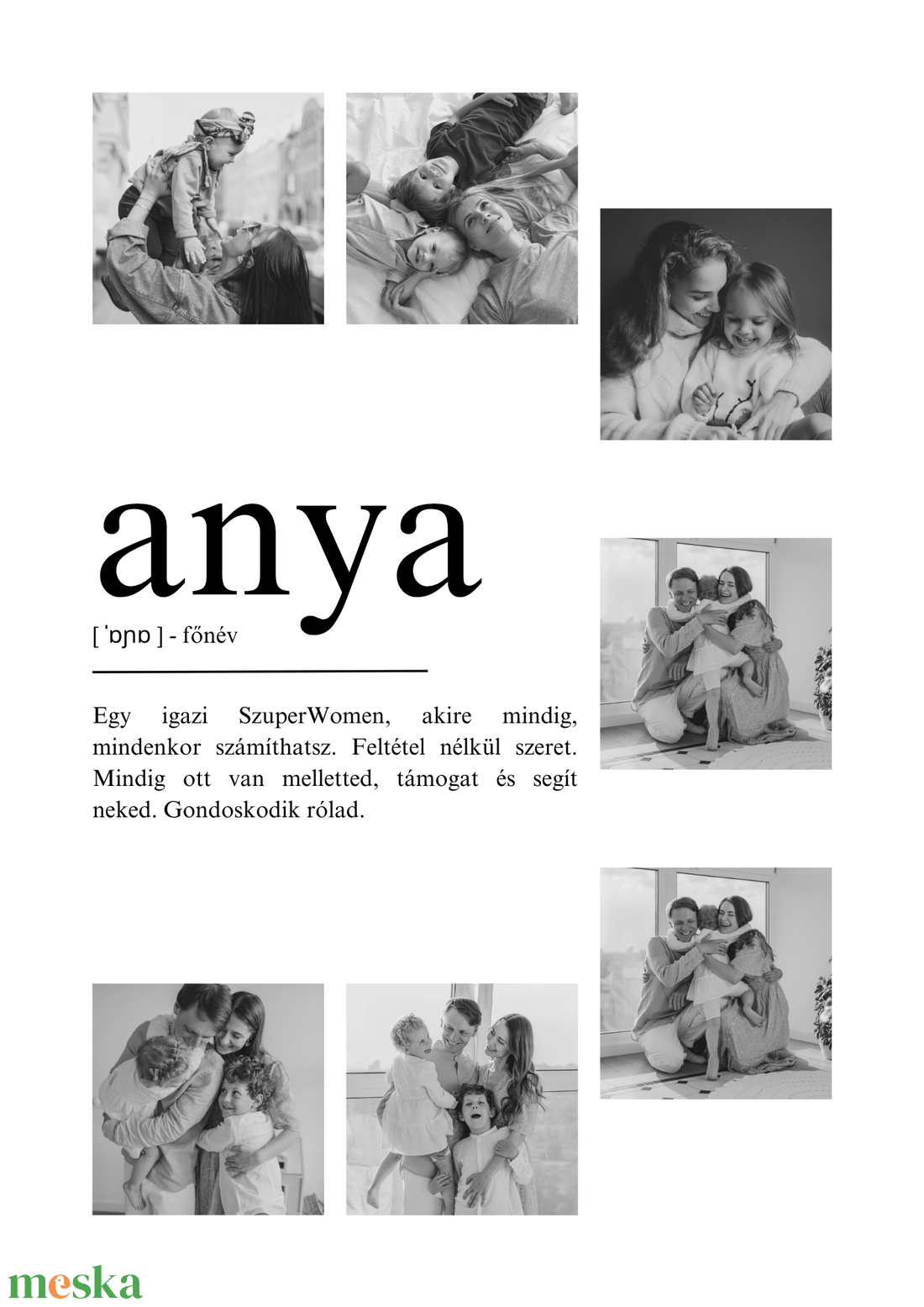 Anyák napi fényképes poszter - színes vagy fekete-fehér  - otthon & életmód - dekoráció - kép & falikép - poszter - Meska.hu