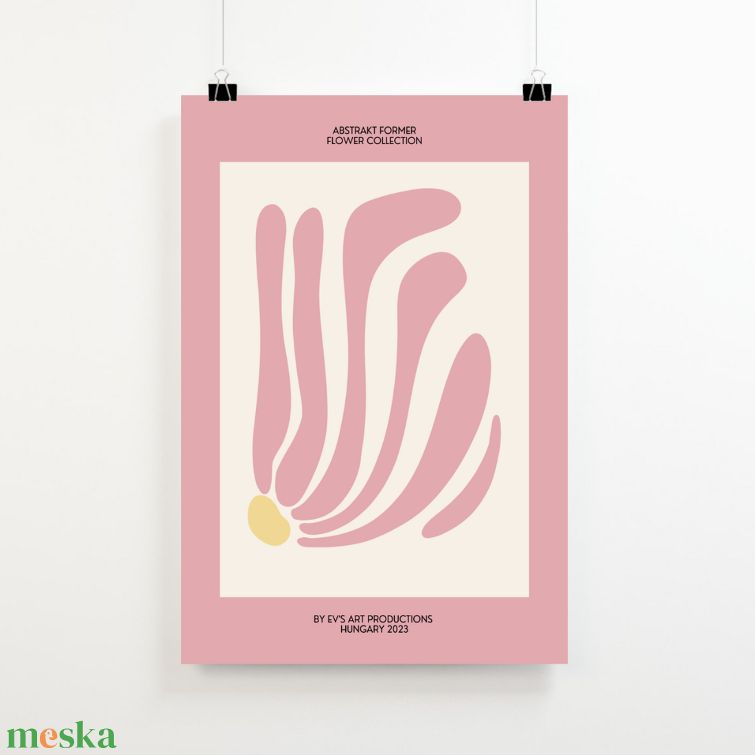 Absztrakt falikép dekoráció - Minimál stílusú - egyedileg, digitálisan tervezett rajt - művészet - grafika & illusztráció - digitális - Meska.hu