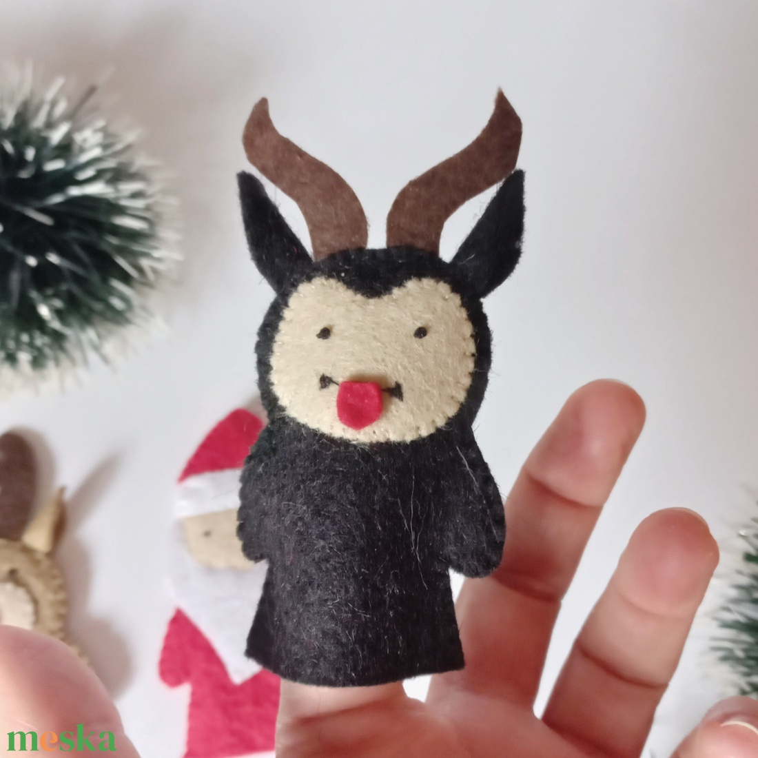 Krampusz ujjbáb - játék & sport - bábok - ujjbáb - Meska.hu Krampusz ujjbáb - játék & sport - bábok - ujjbáb - Meska.hu