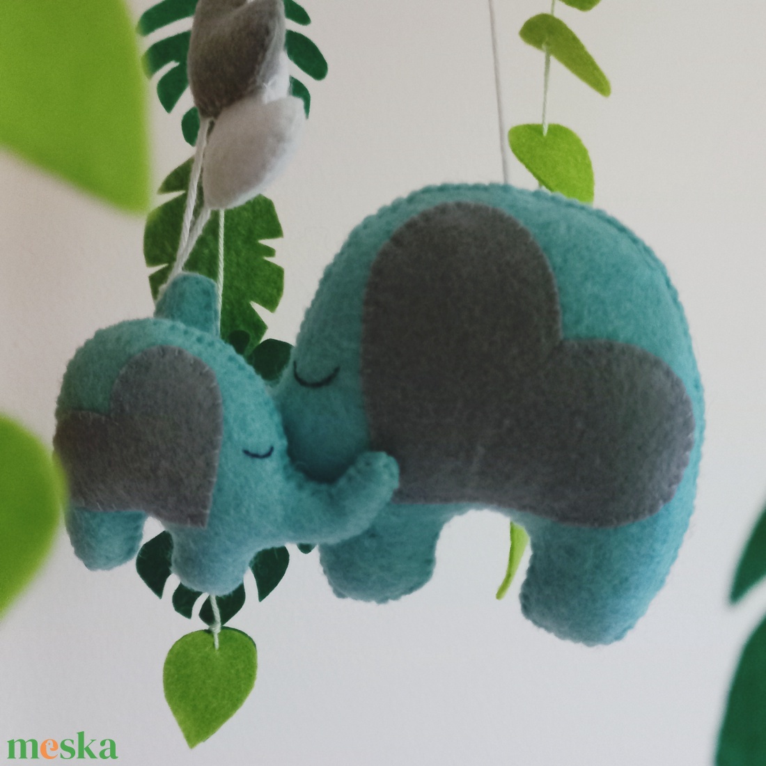 Elefántos kiságyforgó - játék & sport - 3 éves kor alattiaknak - kiságyforgó - Meska.hu