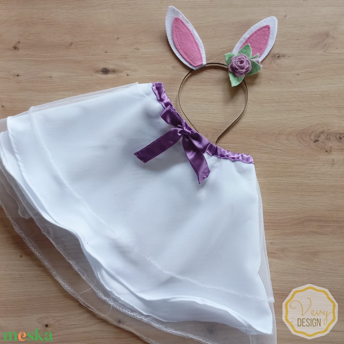 Nyuszi jelmez óvodásnak - ruha & divat - jelmez & álarc - jelmez - Meska.hu