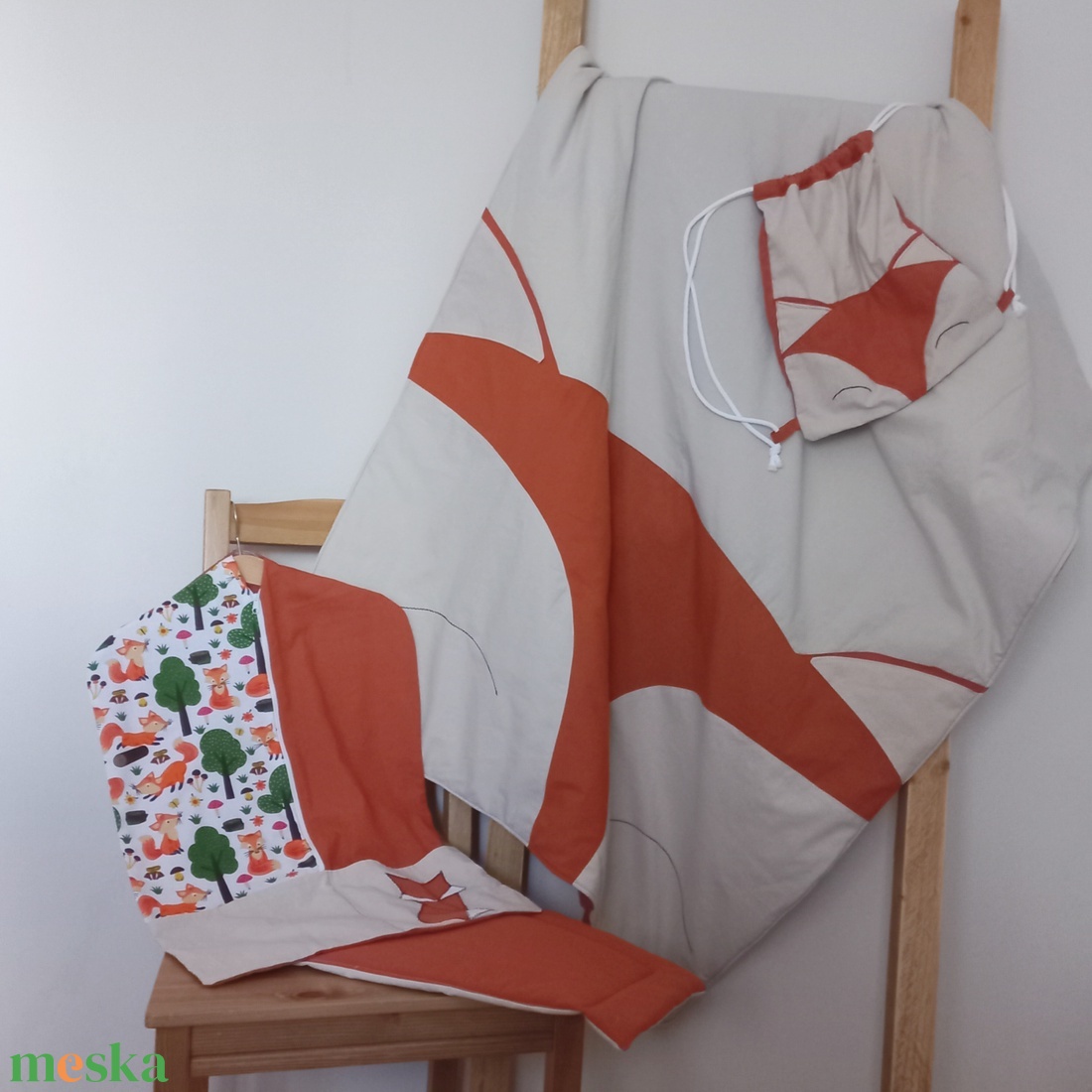 Rókás 5 darabos ovis szett - játék & sport - ovis felszerelés - ovis szett (zsák és tornazsák) - Meska.hu Rókás 5 darabos ovis szett - játék & sport - ovis felszerelés - ovis szett (zsák és tornazsák) - Meska.hu